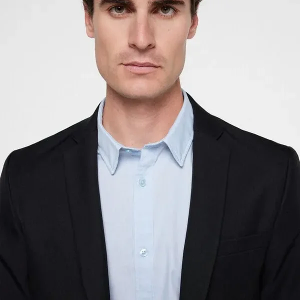 Blazer Negro Clásico - Corte Slim Fit